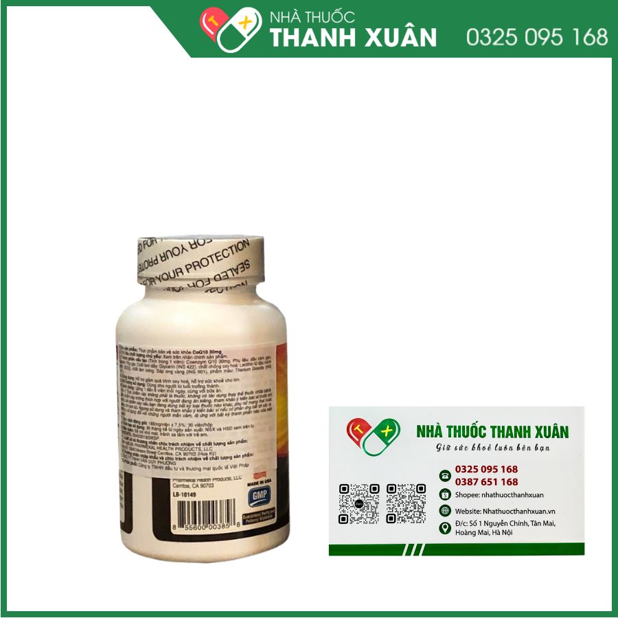 CoQ10 30mg - Giảm oxy hóa, hỗ trợ sức khỏe cho tim